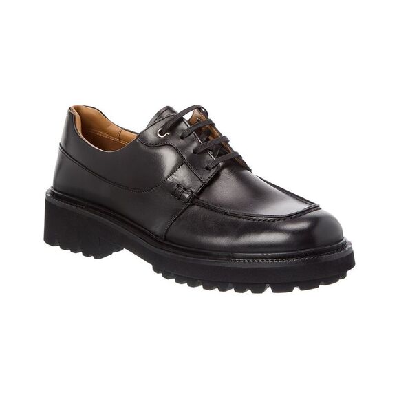Ferragamo Gorin Leather Derby Black
